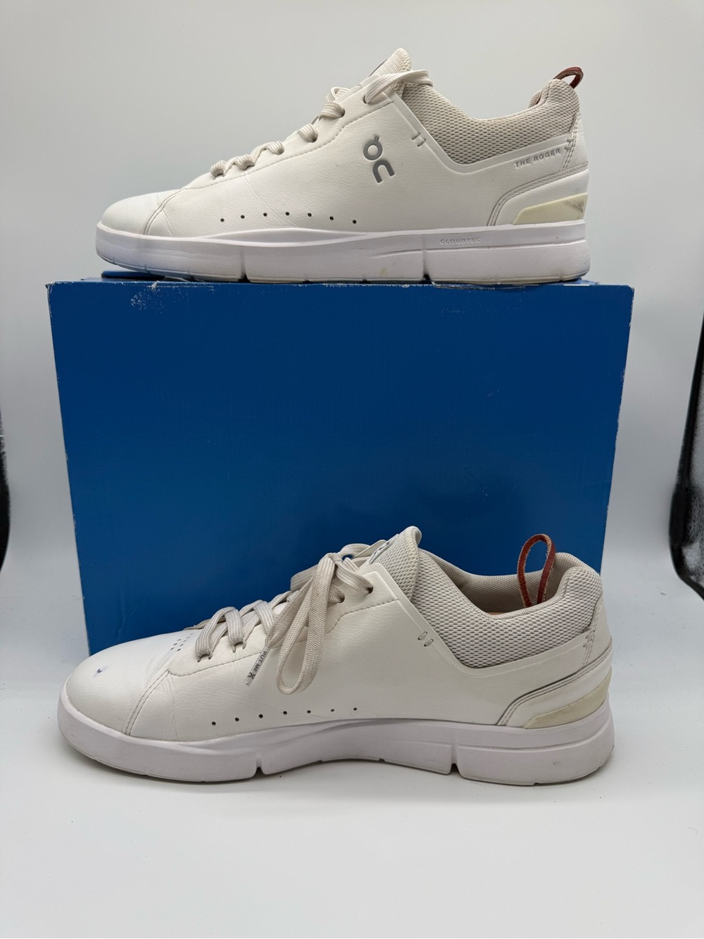 On Cloud The Roger Advantage White Men’s Tennis Shoes Size US 11